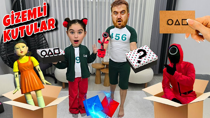 ELİF SİNEM GİZEMLİ SQUİD GAME KUTULARINI BUL ‼️