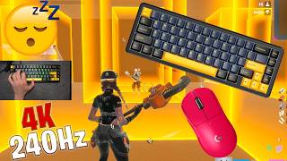 Attack Shark X65 HE Unboxing ASMR 😴 Box Fight Gameplay 📦 Satisfying Keyboard Fortnite 4K 240 FPS 🏆