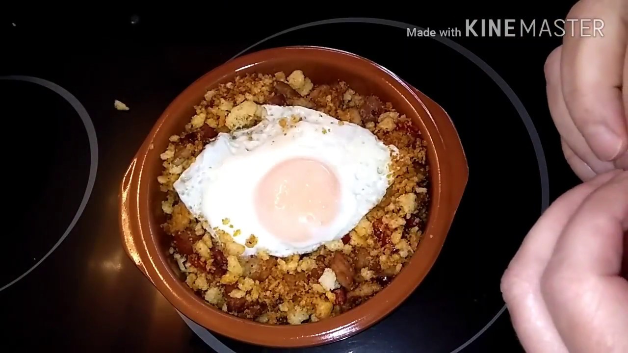 RECETA EXPRÉS MIGAS EN 5 MINUTOS FACILÍSIMO