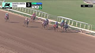 Elwood Blues wins Race 3 on Sunday, October 25 at Santa Anita Park