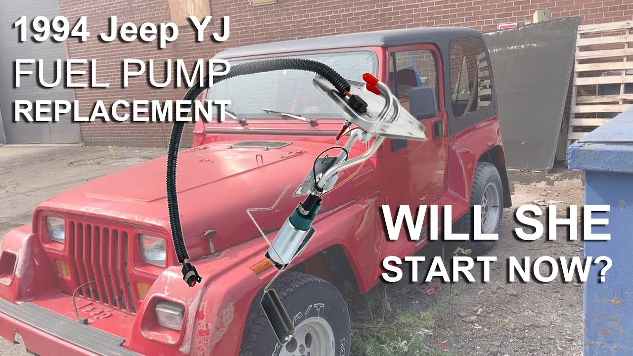 1994 Jeep YJ Part 2 Fuel Pump Replacement YouTube