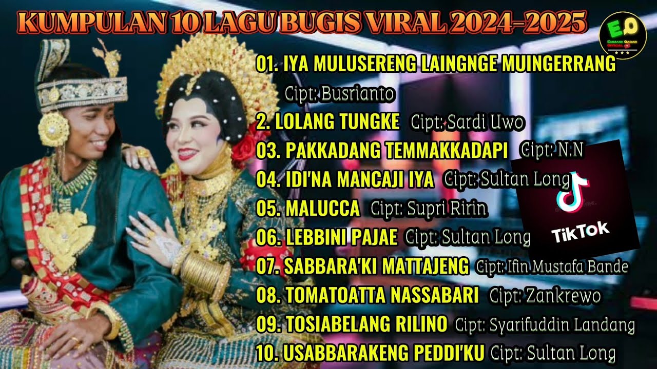 🔰SELEKSI 10 LAGU BUGIS VIRAL TIK TOK 2024-2025 // VIDEO PENGANTIN ADAT BUGIS / FULL NONSTOP BASS ‼️