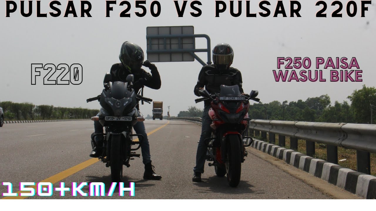 Pulsar F250 VS Pulsar 220F |Drag Race| F250 is value to money bike😍| 