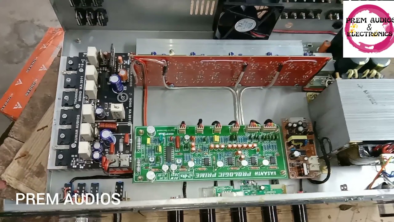 5.1 amplifier/6 transistors mono sub board