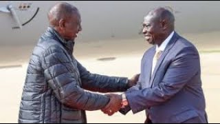 BREAKING NEWS PRESIDENT RUTO ESCORTED BY DP RIGATHI IN JKA AIRPORT AS HANDOVER POWER TO HIM FOR WEEK