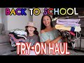 BIGGEST BACK TO SCHOOL SHOPPING TRY ON HAUL 2020! EMMA AND ELLIE