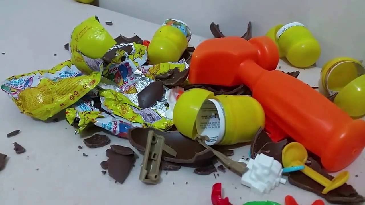 Surprise Eggs Crashing Big Surprise Crash Crash Crash YouTube