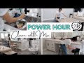 Power Hour 60 Minute Clean | Speed Clean with Me 2021 | Clean Home Motivation | Marlene Cardenas