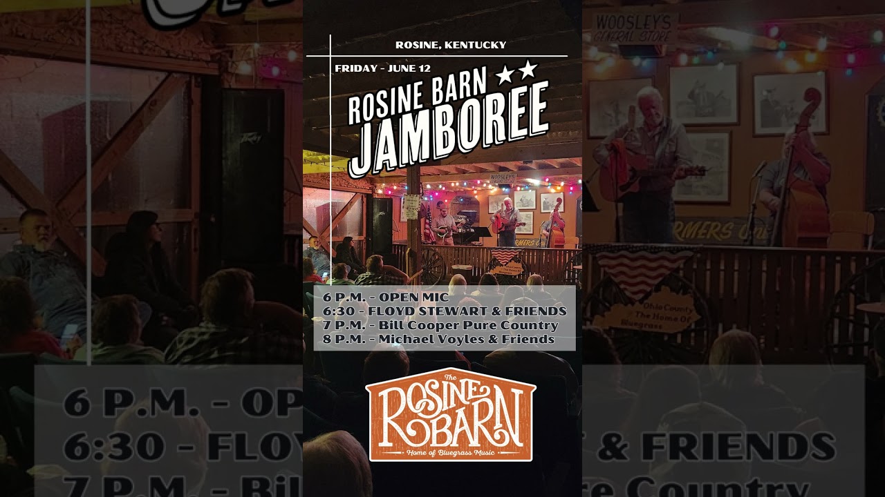 Come out tonite for great bluegrass!