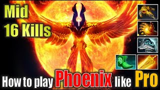 Phoenix Mid Guide: 16 Kill High MMR 5500+ Gameplay 4K