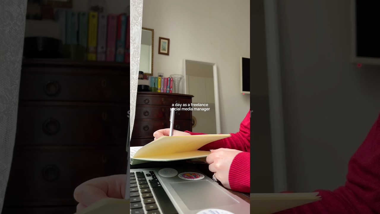 мой день в качестве внештатного менеджера социальных сетей и создателя контента💌 