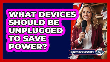 What Devices Should Be Unplugged To Save Power?