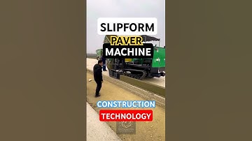 The Secret to Fast Construction! How a Slipform Paver Works