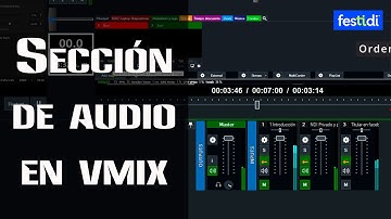 🎥🎤Sección de audio en vMix – Detalles importantes