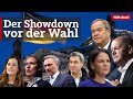 LIVE: Die letzte Spitzenkandidaten-Runde vor der Bundestagswahl 2021 | WDR aktuell