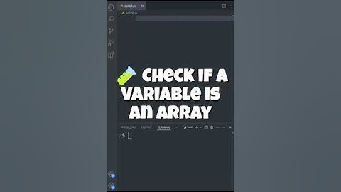 🧪 Check if a Variable is an Array (the RIGHT way!) #coding #programming #javascript