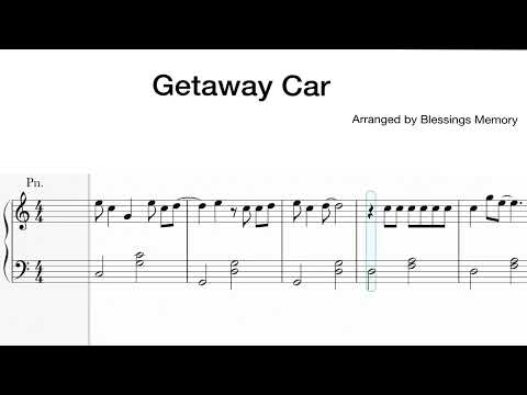 Getaway Car (Easy) - Taylor Swift