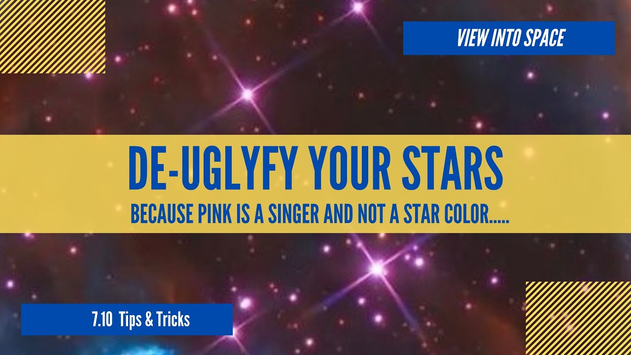 7 методов удаления некрасивых узкополосных цветов звезд в PixInsight