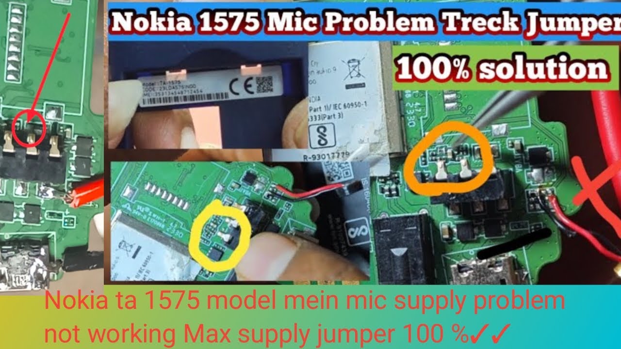 Nokia 105 new (TA-1575) Mic Solution & All Track Details i ✔️✔️