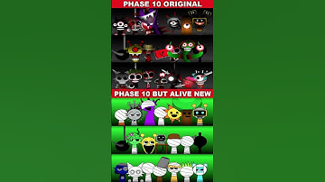 Incredibox Sprunki Phase 10 Original VS Phase 10 But Alive Original *Mix Version* #sprunki