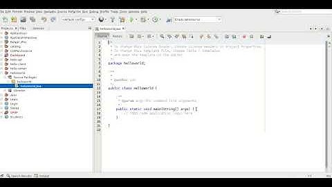 Membuat Aplikasi HelloWorld dengan Java NetBeans