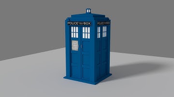 Modeling The TARDIS - 3D Timelapse