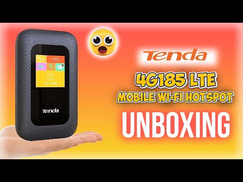 Tenda 4G185 LTE Mobile Wi-Fi hotspot Unboxing 💥 Full Review!