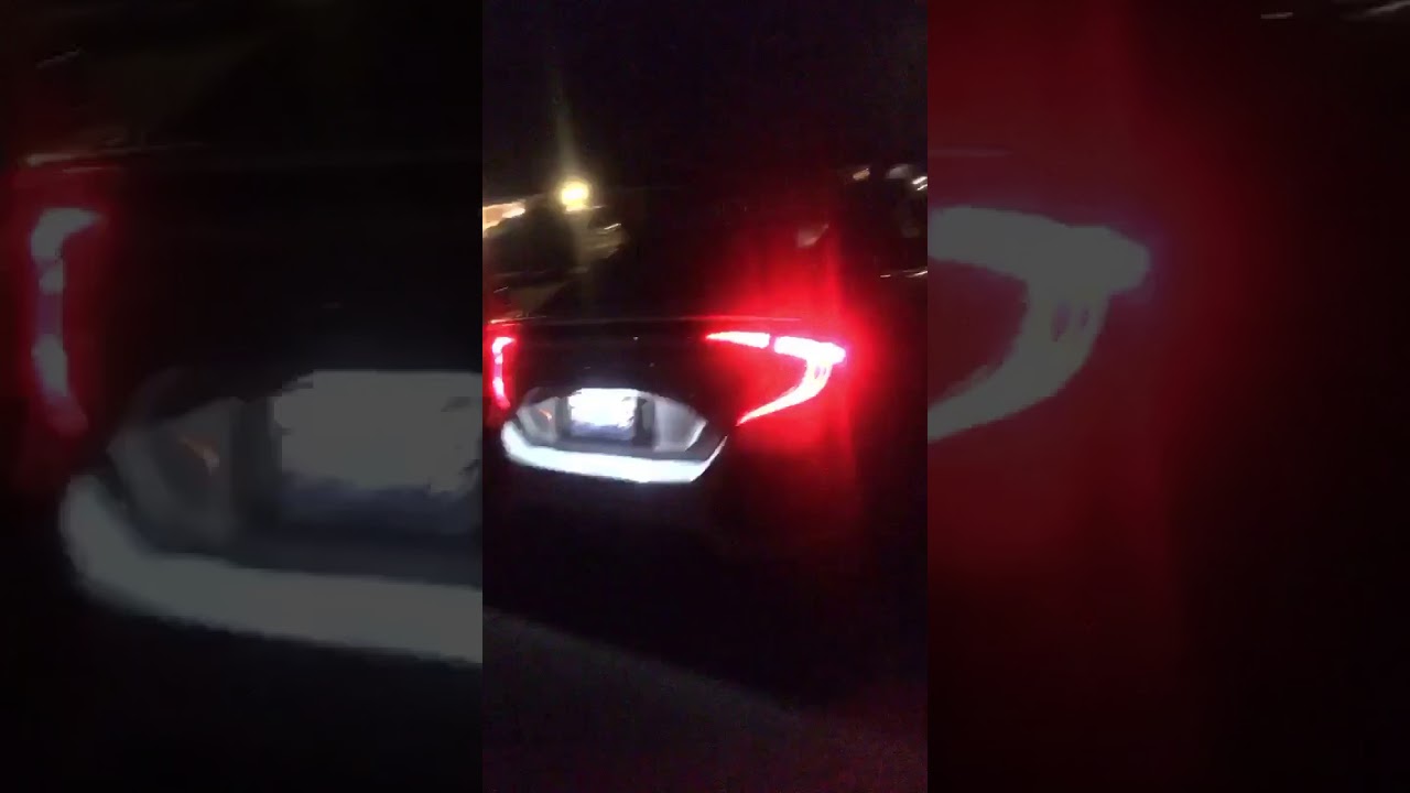 Honda Civic si 2019 exhaust pop