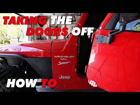 Video: Hvordan tager man dørene af en Jeep TJ?
