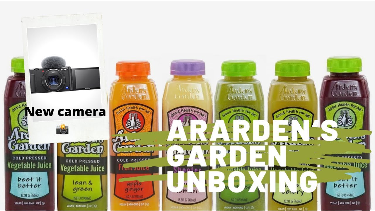 Unboxing Arden's Garden Juices VLOGMAS DAY 1 YouTube