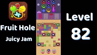 🎯 Fruit Hole Level 82 Walkthrough | Fun Fruit Puzzle Game 🍓 | SolutionGuruji