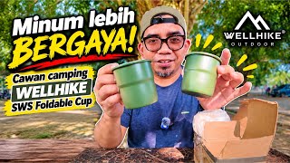 Minum lebih bergaya! Cawan camping WELLHIKE SWS Foldable Cup #mykhalishjourney #ShopeeYTDeals