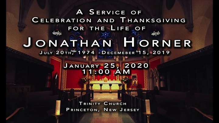 Jonathan Horner Memorial Service