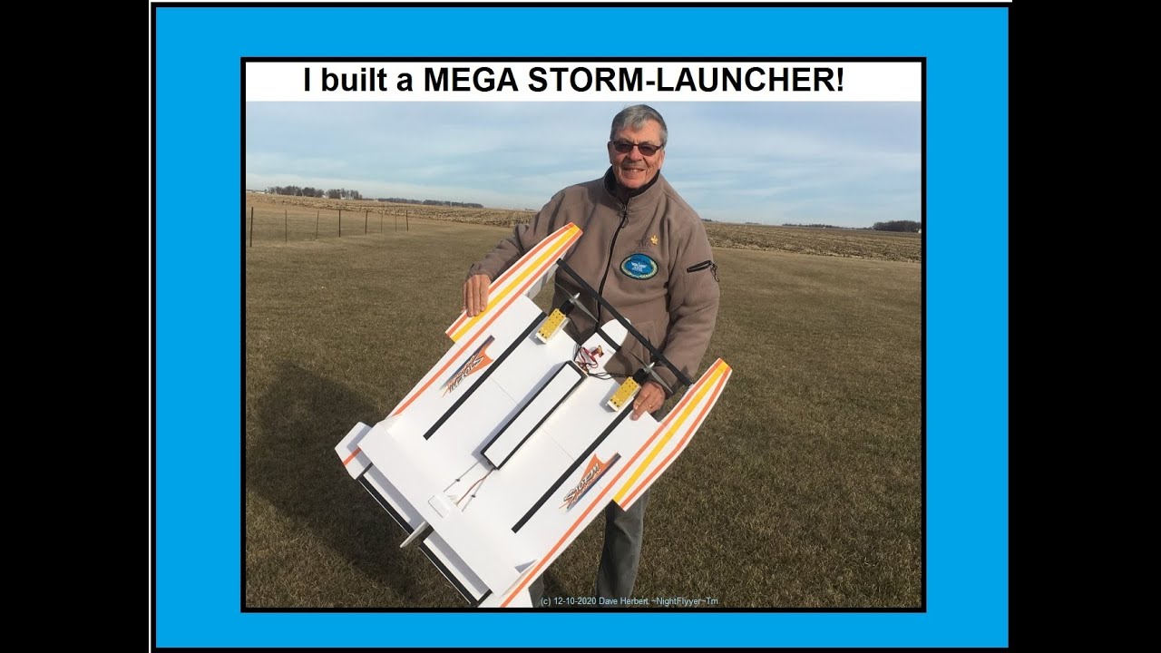 I built a giant Air Hogs Mega STORM-LAUNCHER!