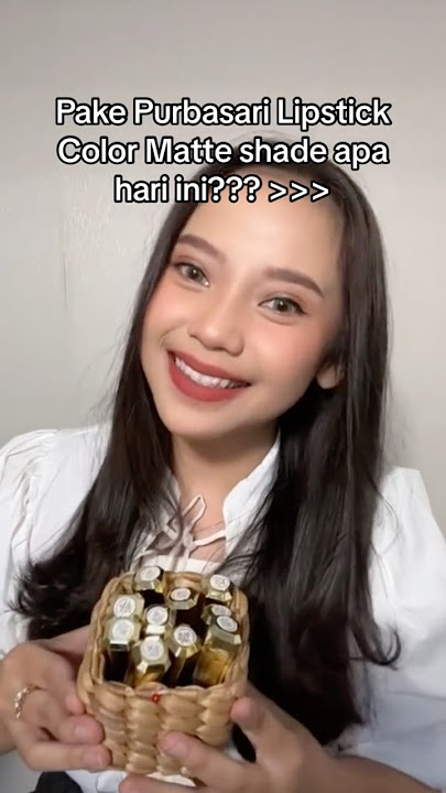 Bingung pilih shades Purbasari Lipstick Color Matte, cantik semua 🥹💄✨ #purbasari #lipstickmatte