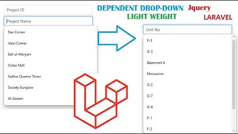 Laravel Light Weight Dynamic Dropdown, Combo Box, Datalist using JQuery