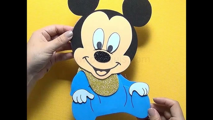 mickey bebe Tutorial de como hacer figura decorativa para dulceros, fiestas de niños Moldes en pdf - YouTube mickey-bebe-tutorial-de-como-hacer-figura-decorativa-para-dulceros-fiestas-de-ni-os-moldes-en-pdf-youtube