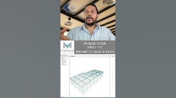 Modelo y análisis de nave industrial en SAP2000. #virmex #sap2000 #ingcivil #sismo #concreto #acero