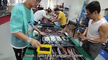 4 Steps! Install LED Poster Screen