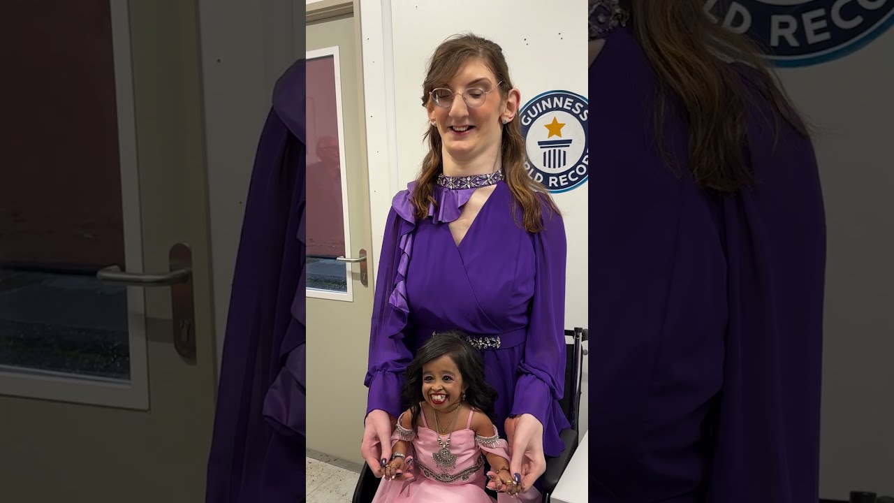 World S Tallest And Shortest Women Shorts