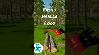 grabbing logs made easy | farming simulator 22