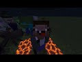 Noob contra los monstruos (Experimento con bloques de Magma) - Minecraft
