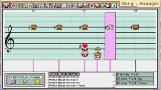 Mario Paint Composer - Mega Man X3 - Blast Hornet stage Gameplay Sequence