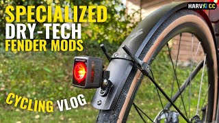 Specialized Dry-Tech Fender Mods: Cycling Vlog