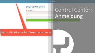 Swyx Control Center: Anmeldung