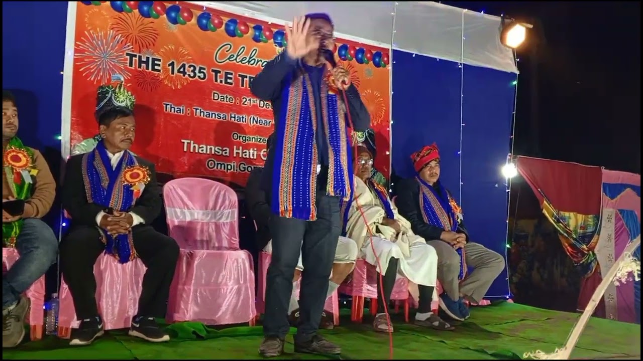 Общественный активист Санджай Джаматия произнес свою ценную речь на фестивале Тринг в 1435 году п...