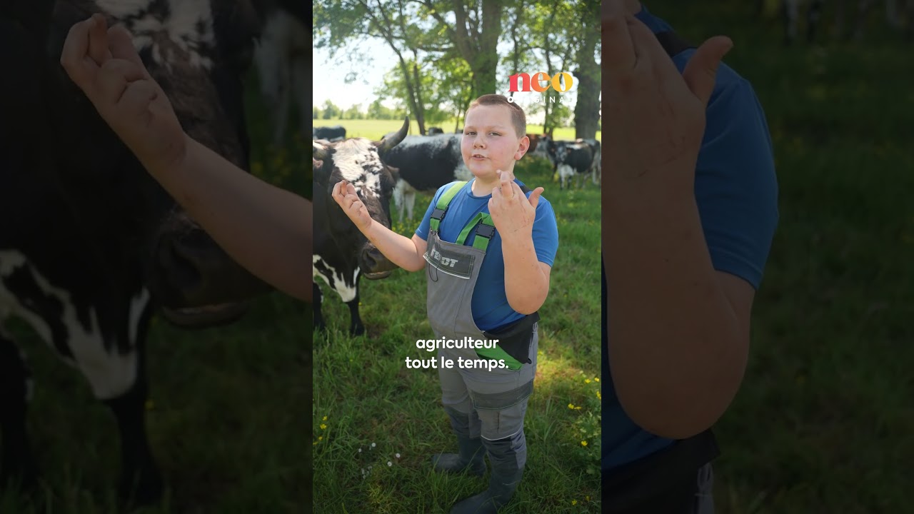 Simon, 8 ans et fermier depuis la naissance 💪🌾