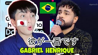 Gabriel Henrique | Canta Run To You Ao Vivo No Domingão Com Hulk | Reaction