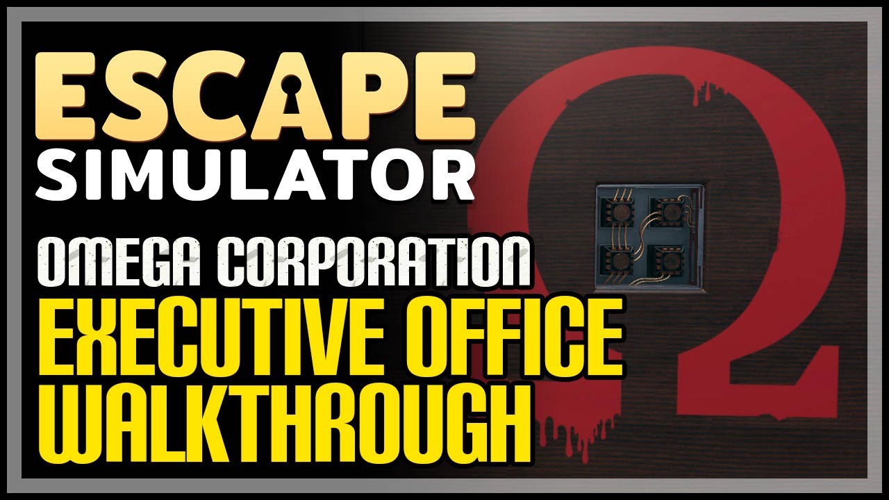 Escape Simulator Omega Corporation Executive Office - All Tokens