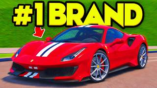 The MOST WANTED Brands In Driving Empire!